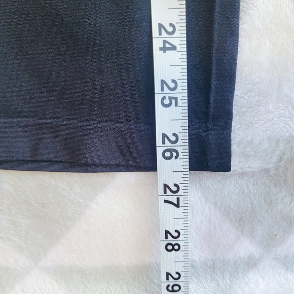 U2B Black Workout Leggings Pants, Gym High Rise Stretchy Crop Pants - Picture 10 of 11